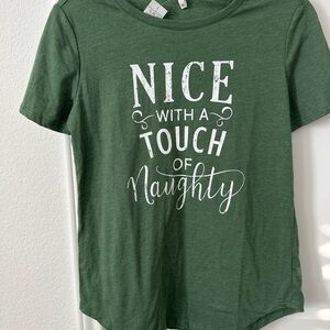 Maurices “Nice with a touch of naughty” Short Sleeve T-Shirt